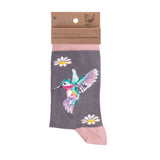 Wrendale Wisteria Hummingbird Socks Size 4-7 UK