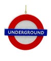 Kurt Adler London Underground Christmas Ornament