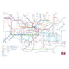 London Underground Tube Map Poster 22X28 inches