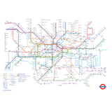 London Underground Tube Map Poster 22X28 inches