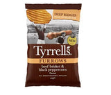 Tyrrell's Beef Brisket & Black Peppercorns Crisps 40g ***NEW***