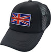 Union Jack Trucker Baseball Cap Black