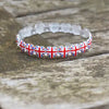 Union Jack Heart Bracelet