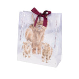 Wrendale 'A Highland Christmas' highland cow large gift bag