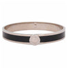 Halcyon Days Bangle Sparkle Palladium and Black