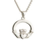 Galway Crystal Jewelery Claddagh Sterling Silver Pendant