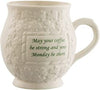 Belleek Classic May Your Coffee Be Strong Mug