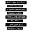 British Street Sign Cutouts