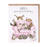 Wrendale 'A Purrrfect Birthday' Cat Birthday Card