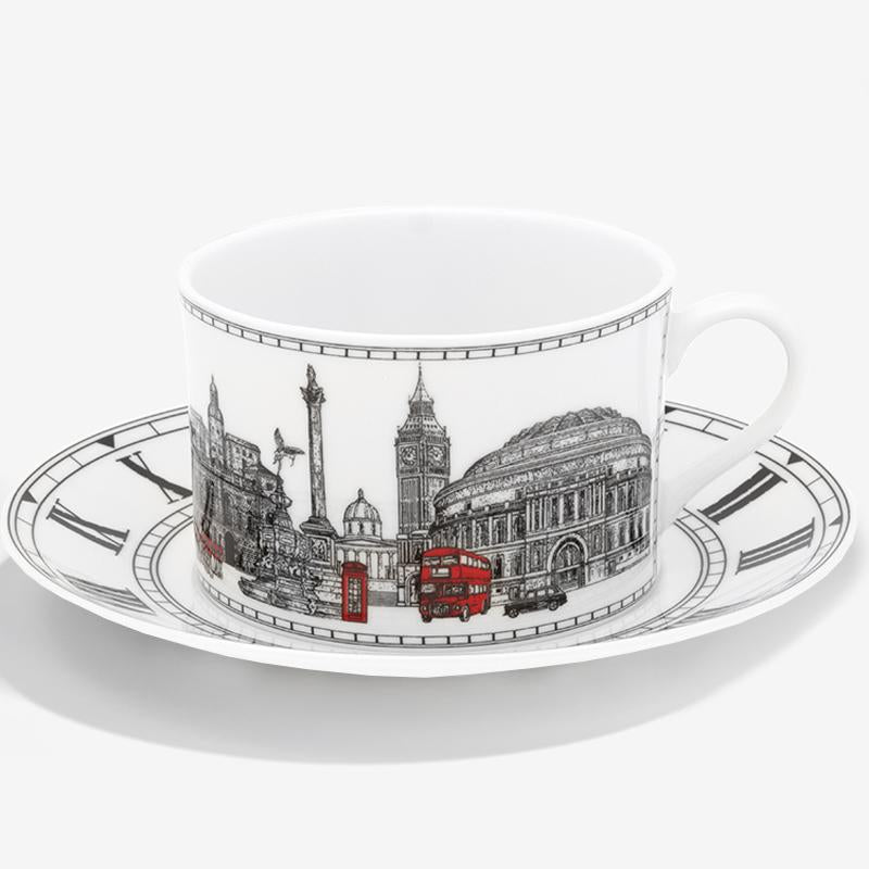 Halcyon Days London Icons Coffee Cup & Saucer