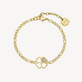 Brosway Gold Finish Good Luck Crystal Bracelet