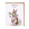 Wrendale 'Birthday Wishes' Rabbit Birthday Card