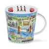 Dunoon Cairngorm Shape Map of London Mug 17oz