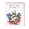 Wrendale 'Feline Well Again Soon' Cat Get Well Card