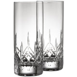 Galway Crystal Longford Hi Ball Glass Pair