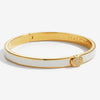 Halcyon Days Bangle Skinny Pave Cream & Gold