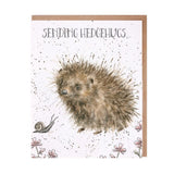 Wrendale 'Hedgehugs' Hedgehog Card
