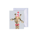 Wrendale 'Here for the Cake' Giraffe Enclosure Card