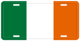 Ireland License plate