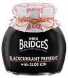 MRS BRIDGES BLACKCURRANT PRESERVE WITH SLOE GIN 340g