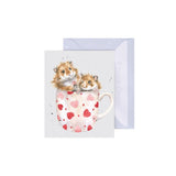 Wrendale 'Mug Full of Love' Hamster Enclosure Card