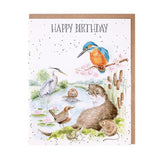 Wrendale 'Otterly Fabulous Birthday' Animal Birthday Card