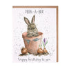 Wrendale 'Peek-A-Boo' Rabbit Birthday Card
