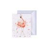 Wrendale 'Pretty In Pink' Flamingo Enclosure Card