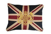 Woven Magic Union Jack Pillow Sham with the Royal Crest