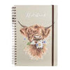 Wrendale Spiral Note Book Cow