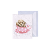 Wrendale 'Teacup Pup' Puppy Enclosure Card