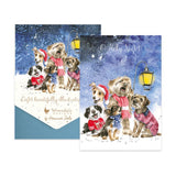 Wrendale O Holy Night Dog Christmas Card 8 pk