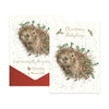 Wrendale Christmas Hedgehugs Christmas Card 8pk