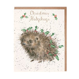 Wrendale Christmas Hedgehugs Christmas Card 8pk