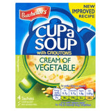 Batchelors Cup a Soup "Cream of Vegetable" (4)
