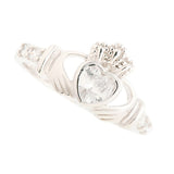 Belleek /Galway Claddagh Crystal Ring