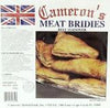 Cameron's Meat Bridies 4pk (Please add an Ice pack for shipping)