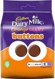 Cadbury Orange Chocolate Buttons Giant Bag 110g