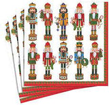 Caspari Nutcracker Parade Cocktail Napkins 20ct