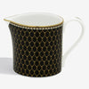 Halcyon Days Antler Trellis Black Creamer