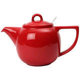 The London Pottery Co. Red-Geo Teapot with Filter (4 cup)
