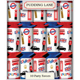 Christmas Crackers Pudding Lane London Tourist 10pk