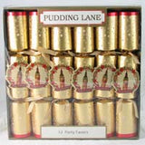 Christmas Crackers x12 by Pudding Lane Gold Big Ben Design