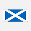 Scottish flag License plate
