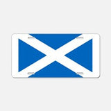 Scottish flag License plate